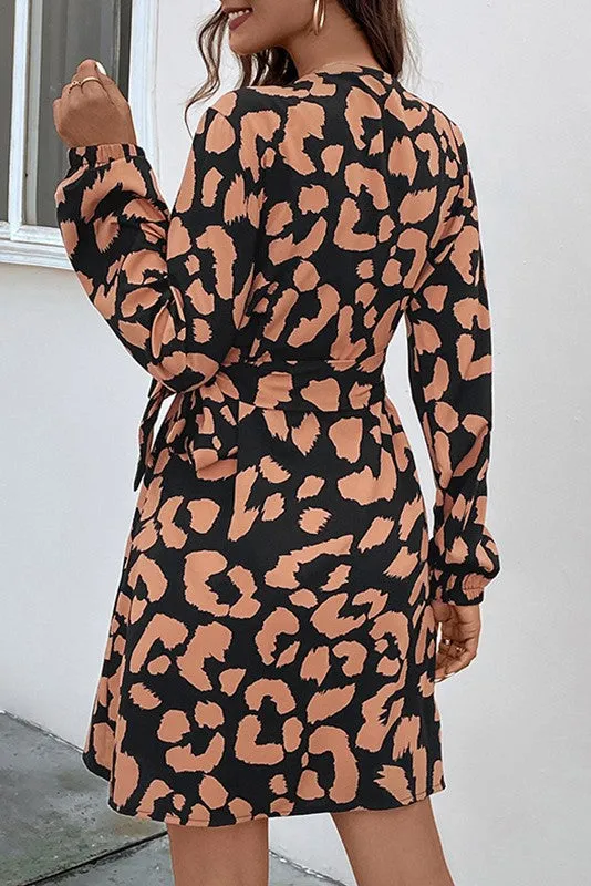 Sunday Funday Animal Print Dress