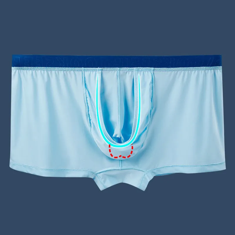 The 2nd Superior Ice Silk Dual Pouch Men's Trunk - Bird Nest Series