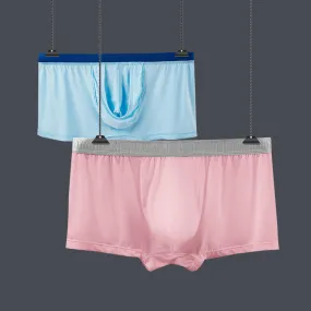 The 2nd Superior Ice Silk Dual Pouch Men's Trunk - Bird Nest Series