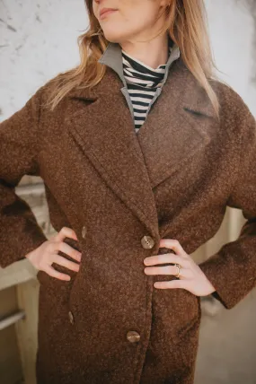 The Bouclé Jacket - Carafe Brown