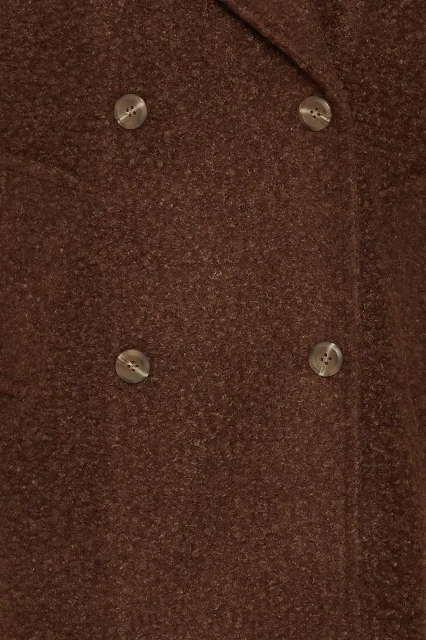 The Bouclé Jacket - Carafe Brown