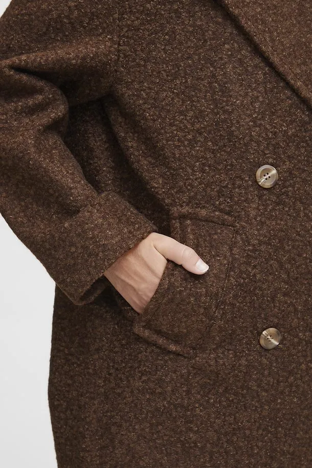 The Bouclé Jacket - Carafe Brown