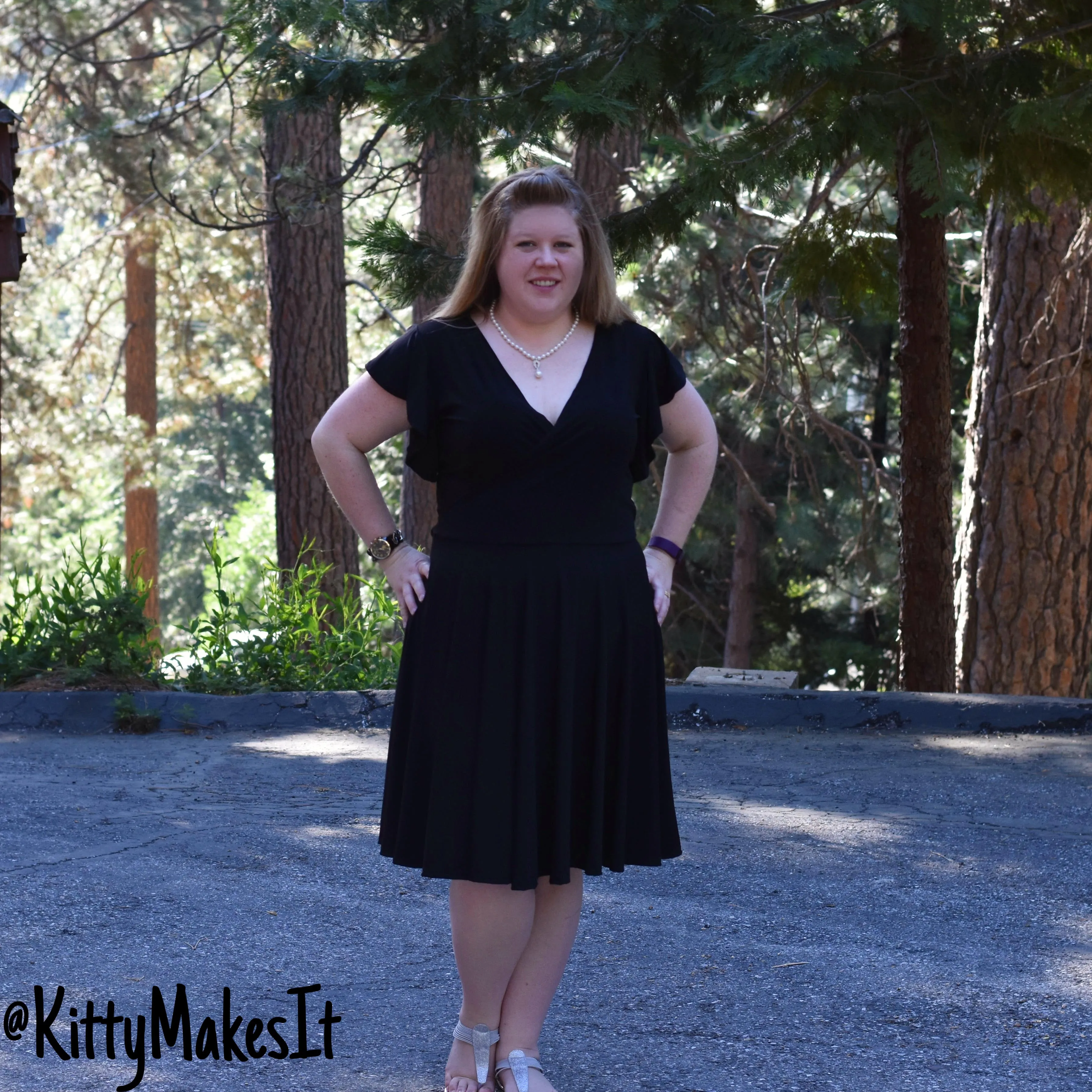 The Callie Wrap Dress sewing pattern for Women