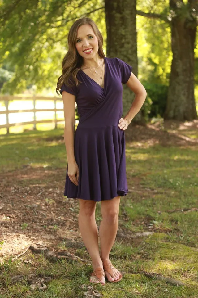 The Callie Wrap Dress sewing pattern for Women