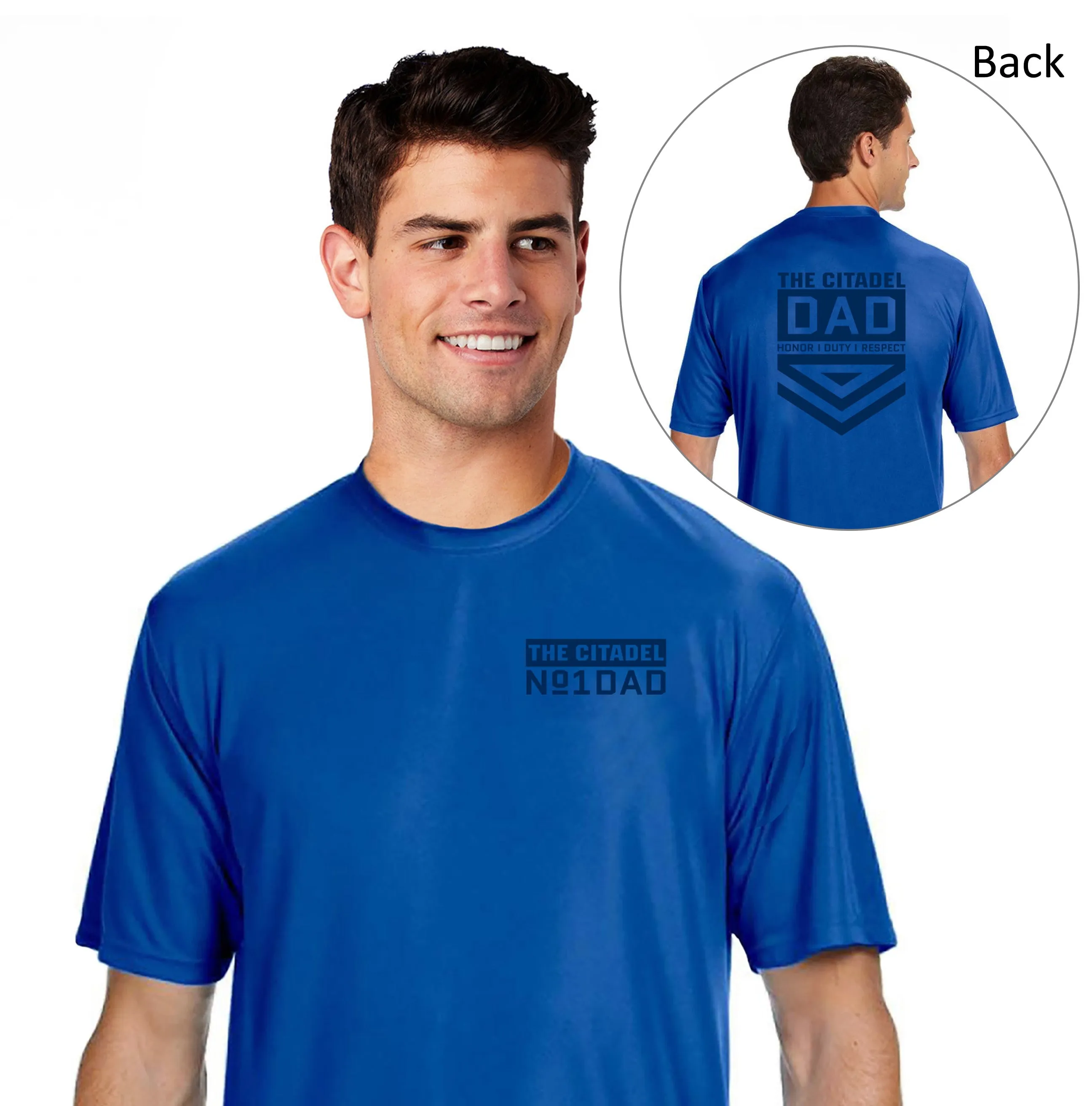 The Citadel Dad No 1 Performance T-Shirt