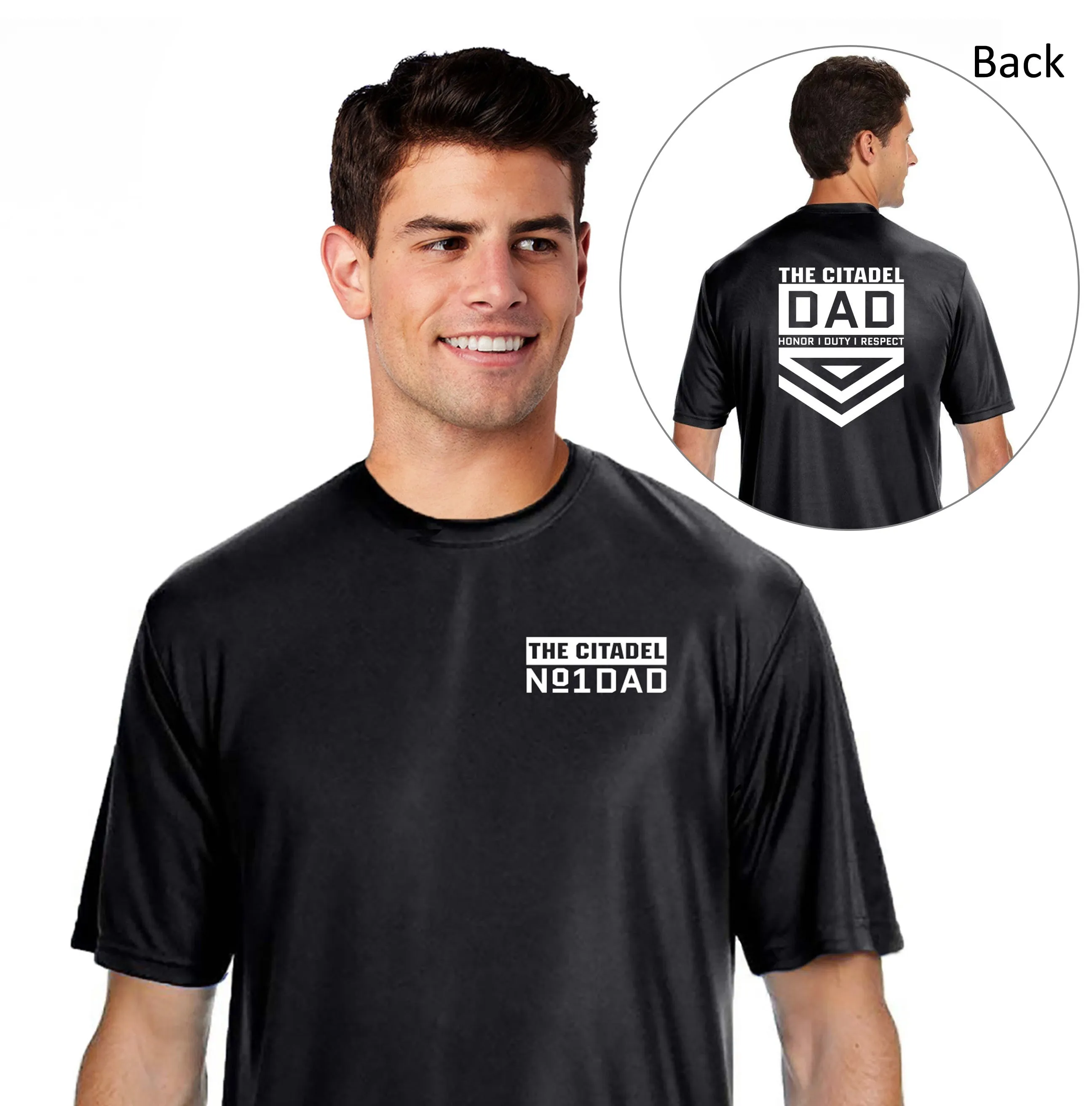 The Citadel Dad No 1 Performance T-Shirt