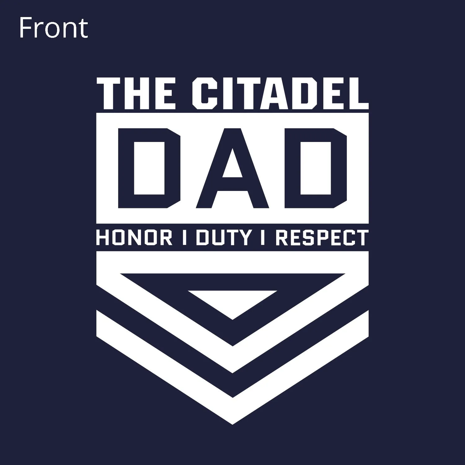 The Citadel Dad No 1 Performance T-Shirt