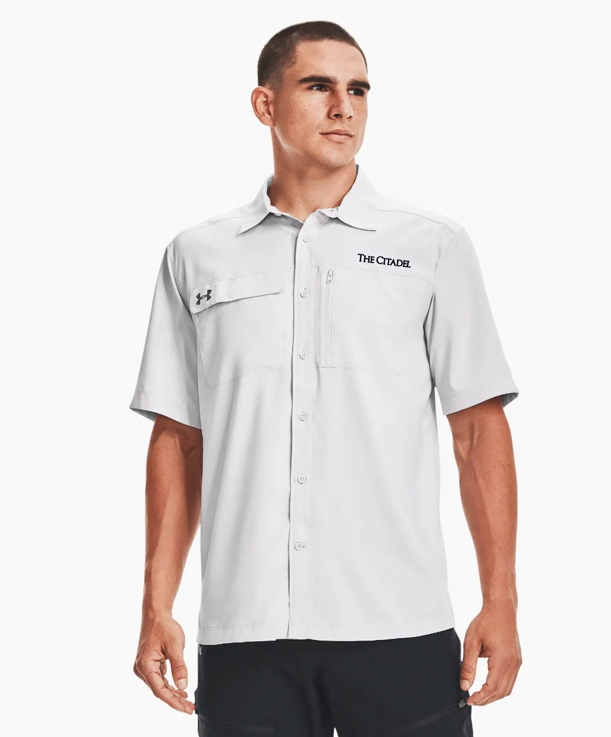 The Citadel Under Armour Men's Motivate Coach Woven Shirt