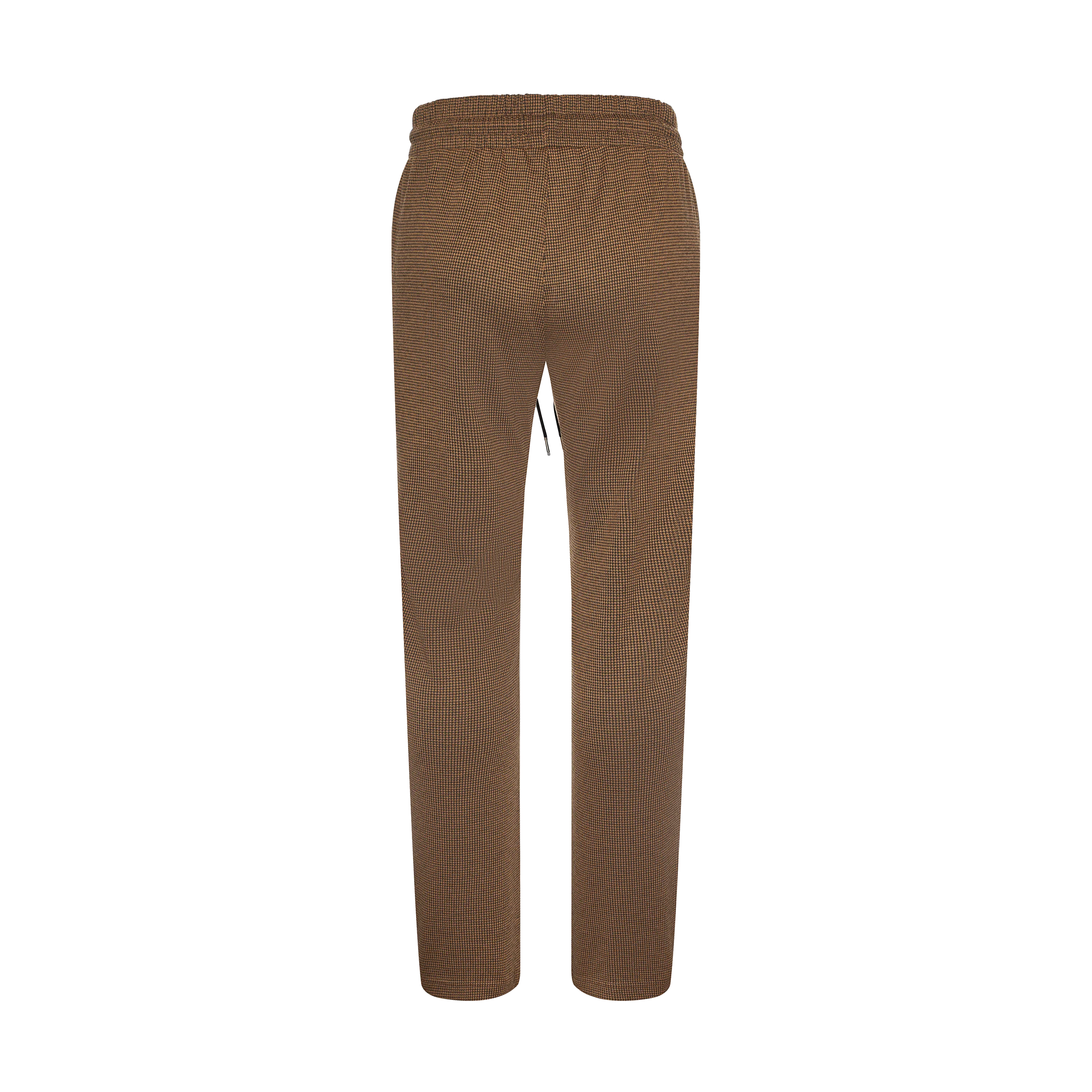 THE HOUNDSTOOTH PANTS-BROWN