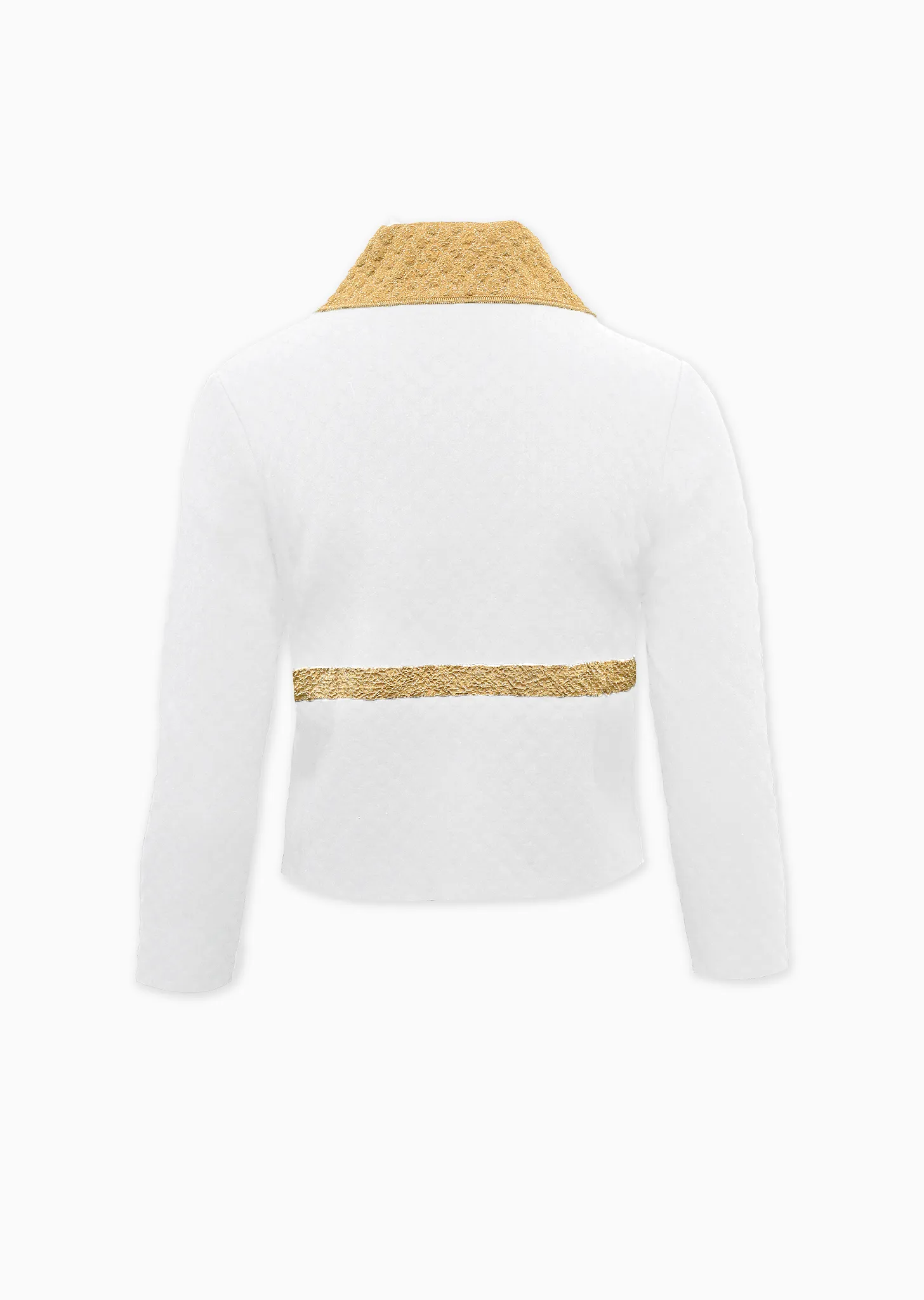 Toinette – Cropped Geo Jacket with Collar