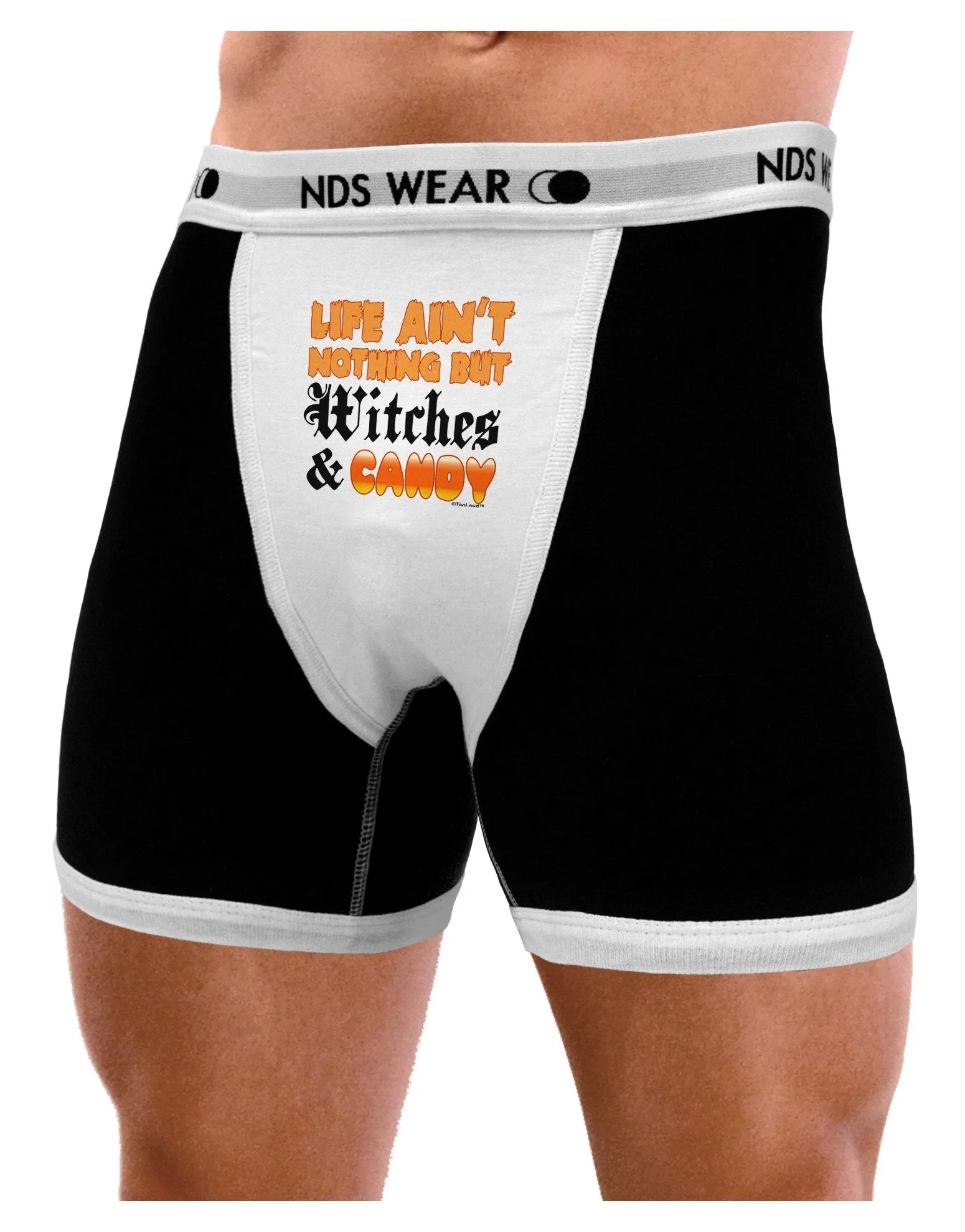 TooLoud Witches and Candy Color Mens Boxer Brief Underwear