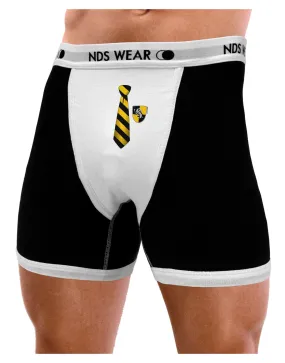 TooLoud Wizard Tie Yellow and Black Mens Boxer Brief Underwear