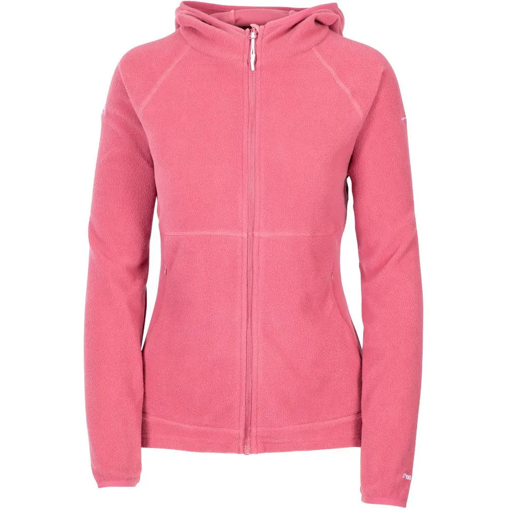 Trespass Womens Mollo Full Zip Hooded Micro Fleece Jacket