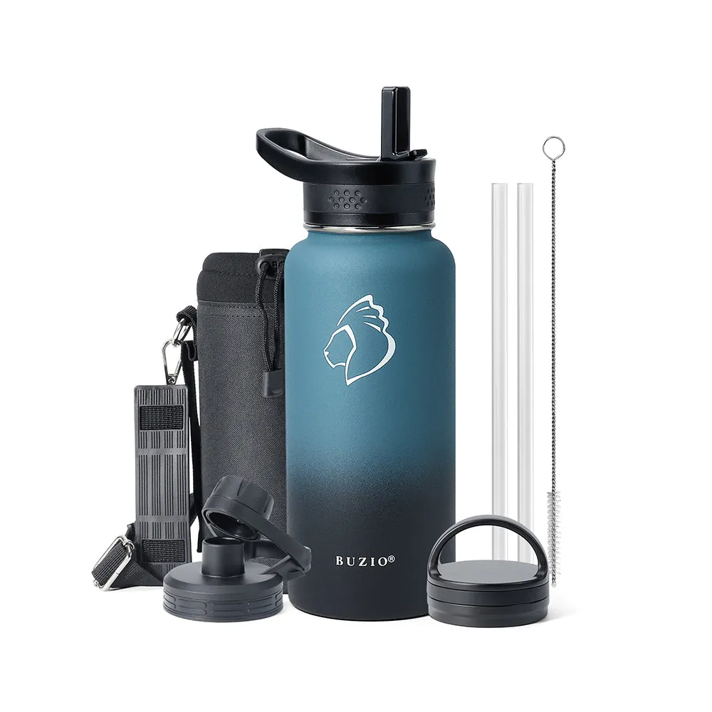 Trio Series Insulated Water Bottle with 3 Lids | 32oz - 64oz