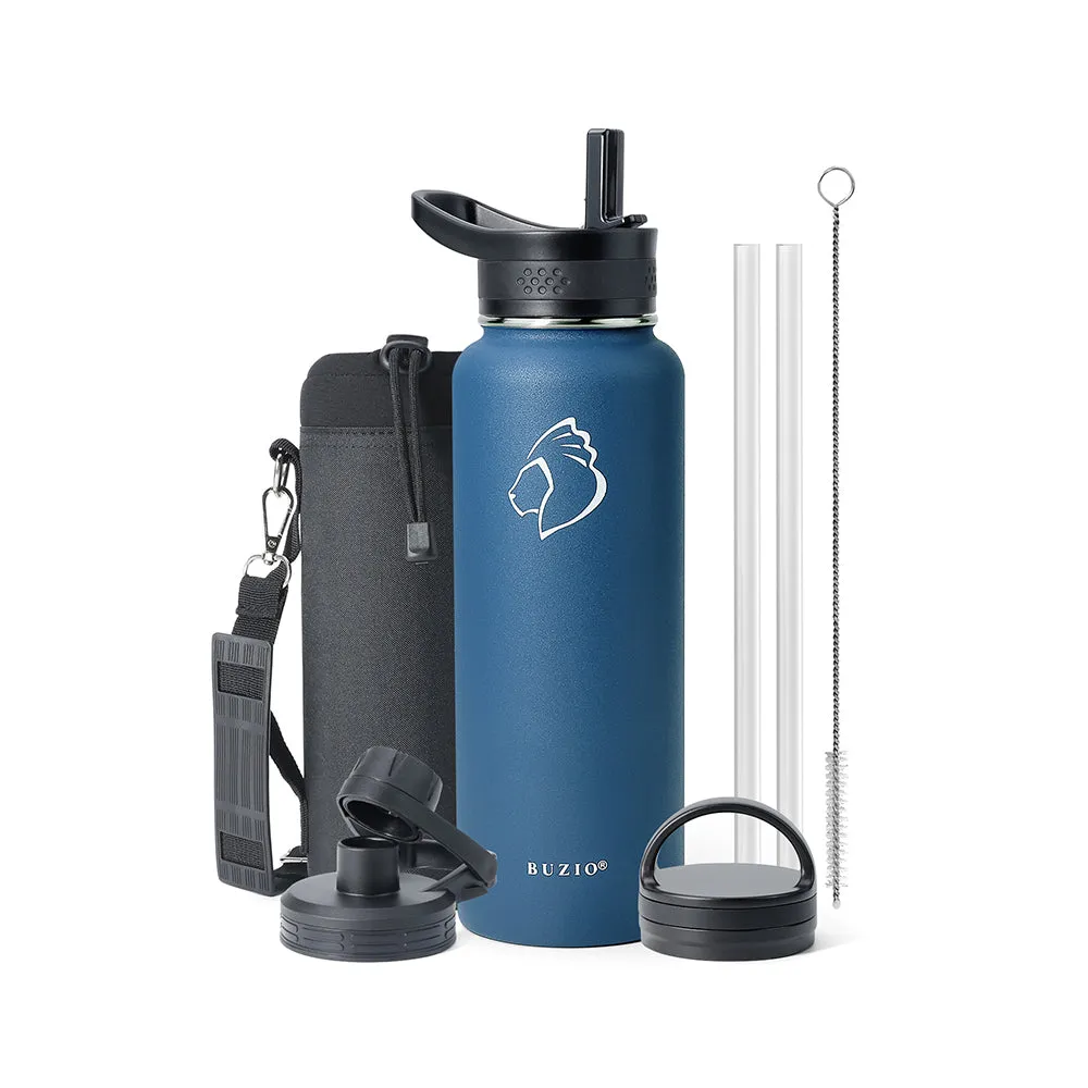 Trio Series Insulated Water Bottle with 3 Lids | 32oz - 64oz