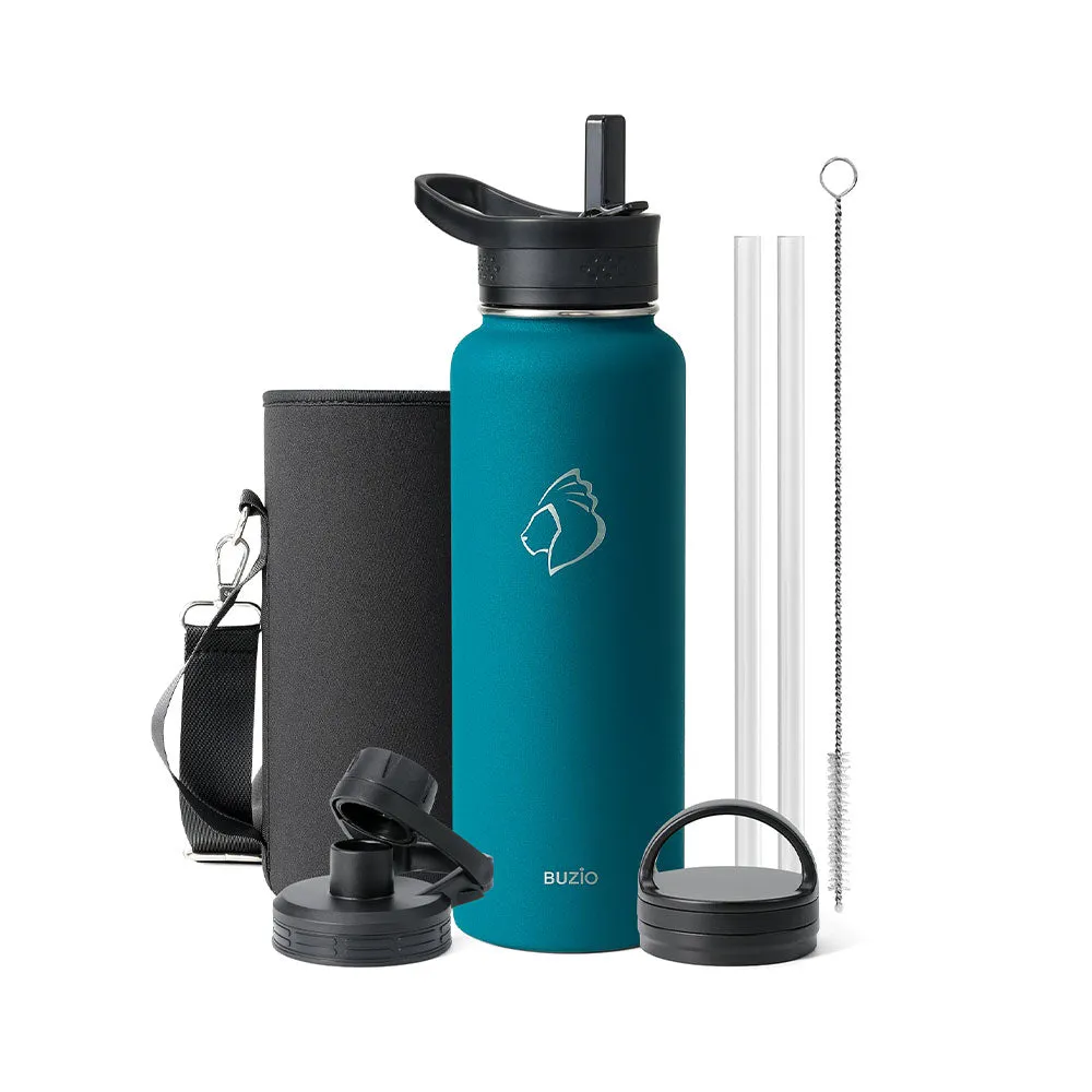 Trio Series Insulated Water Bottle with 3 Lids | 32oz - 64oz