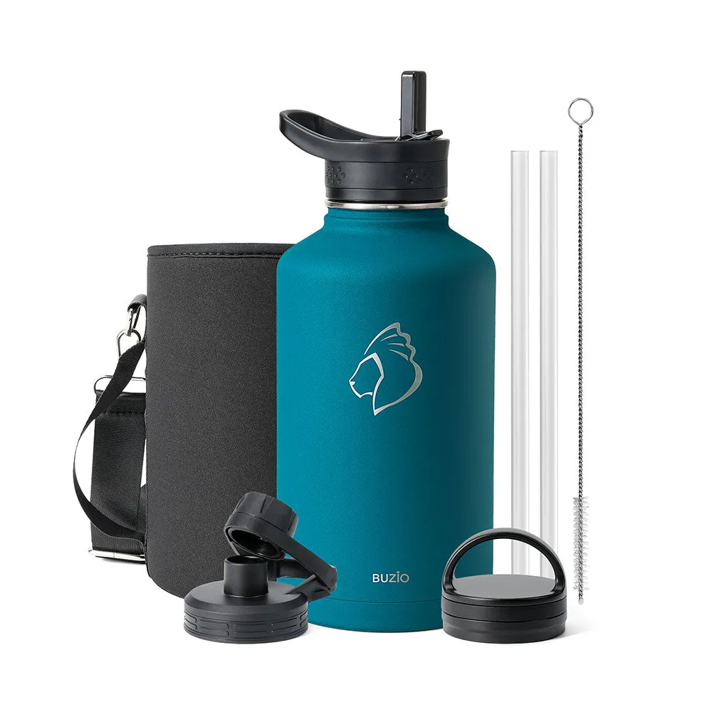 Trio Series Insulated Water Bottle with 3 Lids | 32oz - 64oz