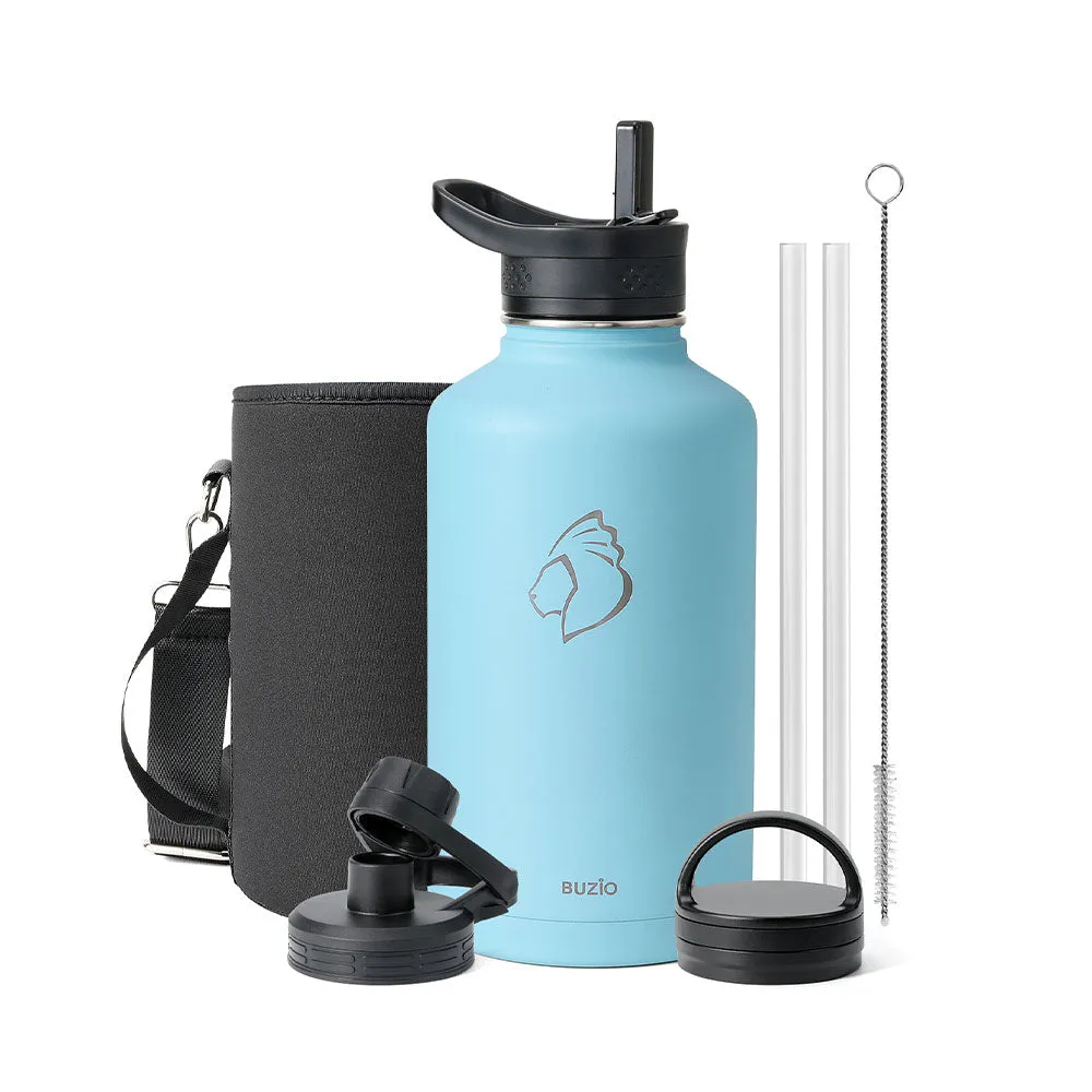 Trio Series Insulated Water Bottle with 3 Lids | 32oz - 64oz