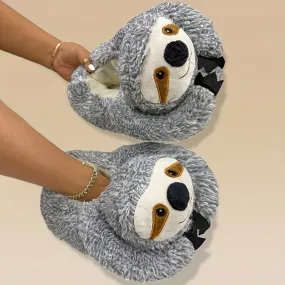 Ultimate Sloth Plush Slippers - Ultra-Soft & Cozy, Anti-Slip Soles, Fuzzy Lined for Ultimate Comfort - Adorable Indoor Shoes - Perfect Lounging Companion & Uniquely Novelty Gift