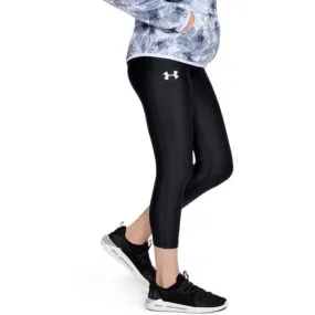 Under Armour Armour Hg Ankle Crop Girls Training 3/4 Tight Black Ua1327855-001