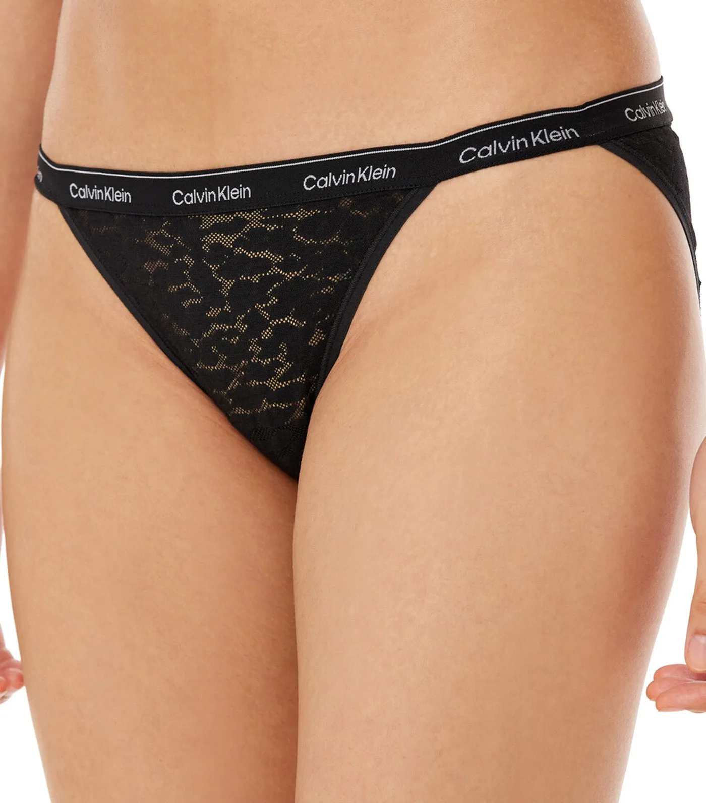 Underwear String Bikini Black