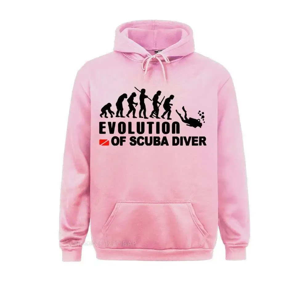 Unisex Hoodie: Evolution Of Scuba Diver