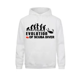 Unisex Hoodie: Evolution Of Scuba Diver