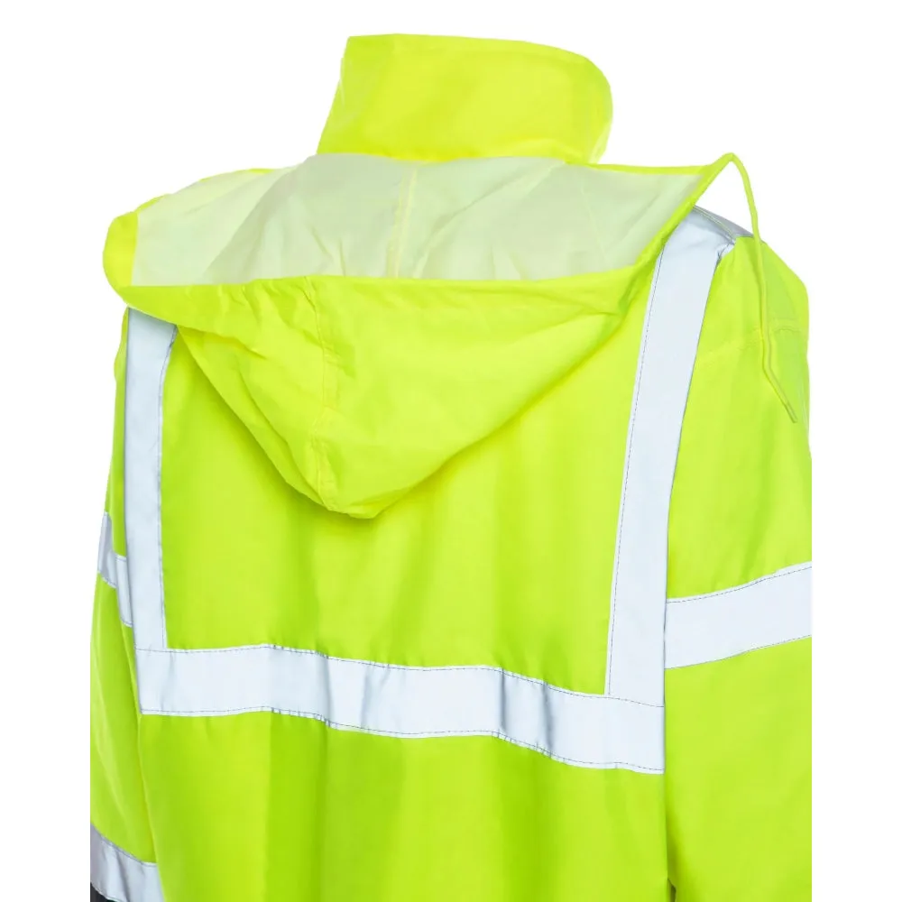 Utility Pro Hi Vis Quilt Lined Bomber Yellow / Orange Class 3 Safety Jacket - UHV562