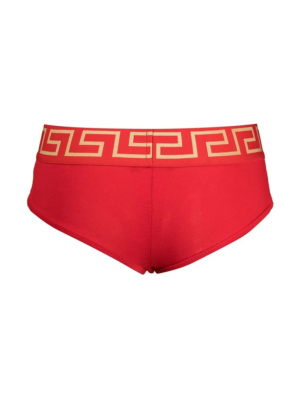 Versace Red Greek Key Cheekini