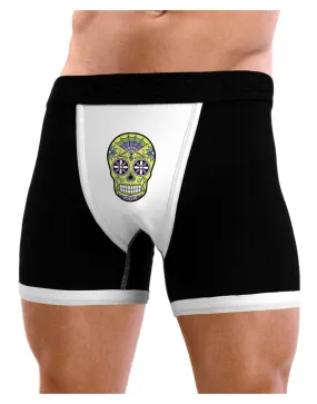 Version 7 Poison Day of the Dead Calavera Mens Boxer Brief Underwear