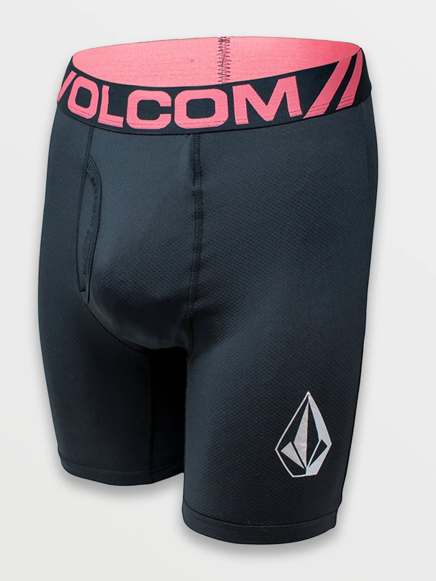 Volcom 2pk Mesh Boxer Brief - Black Solid   Parrot Print