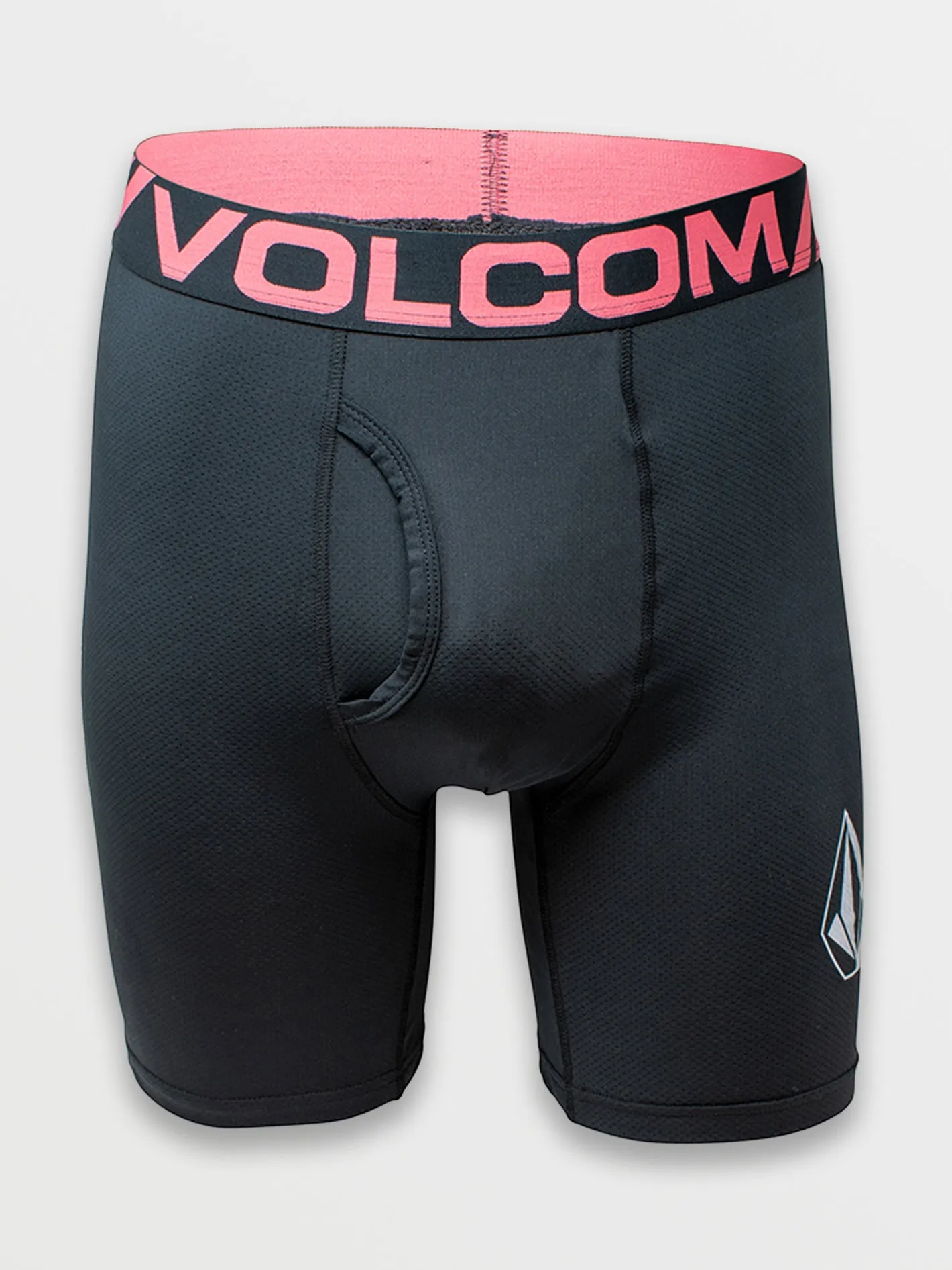 Volcom 2pk Mesh Boxer Brief - Black Solid   Parrot Print