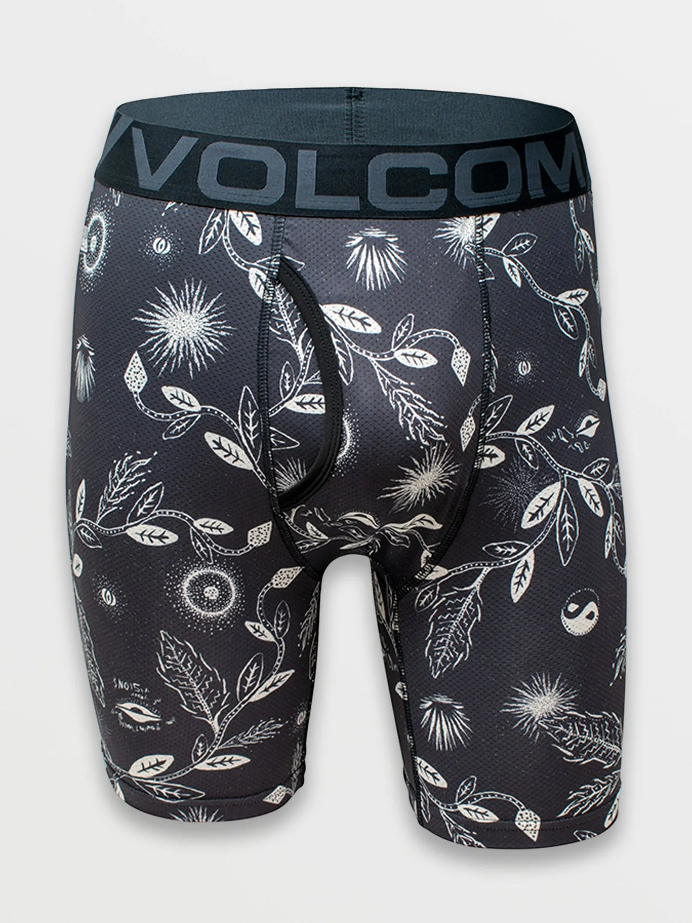 Volcom 2pk Mesh Boxer Brief - Military Solid   Floral Print