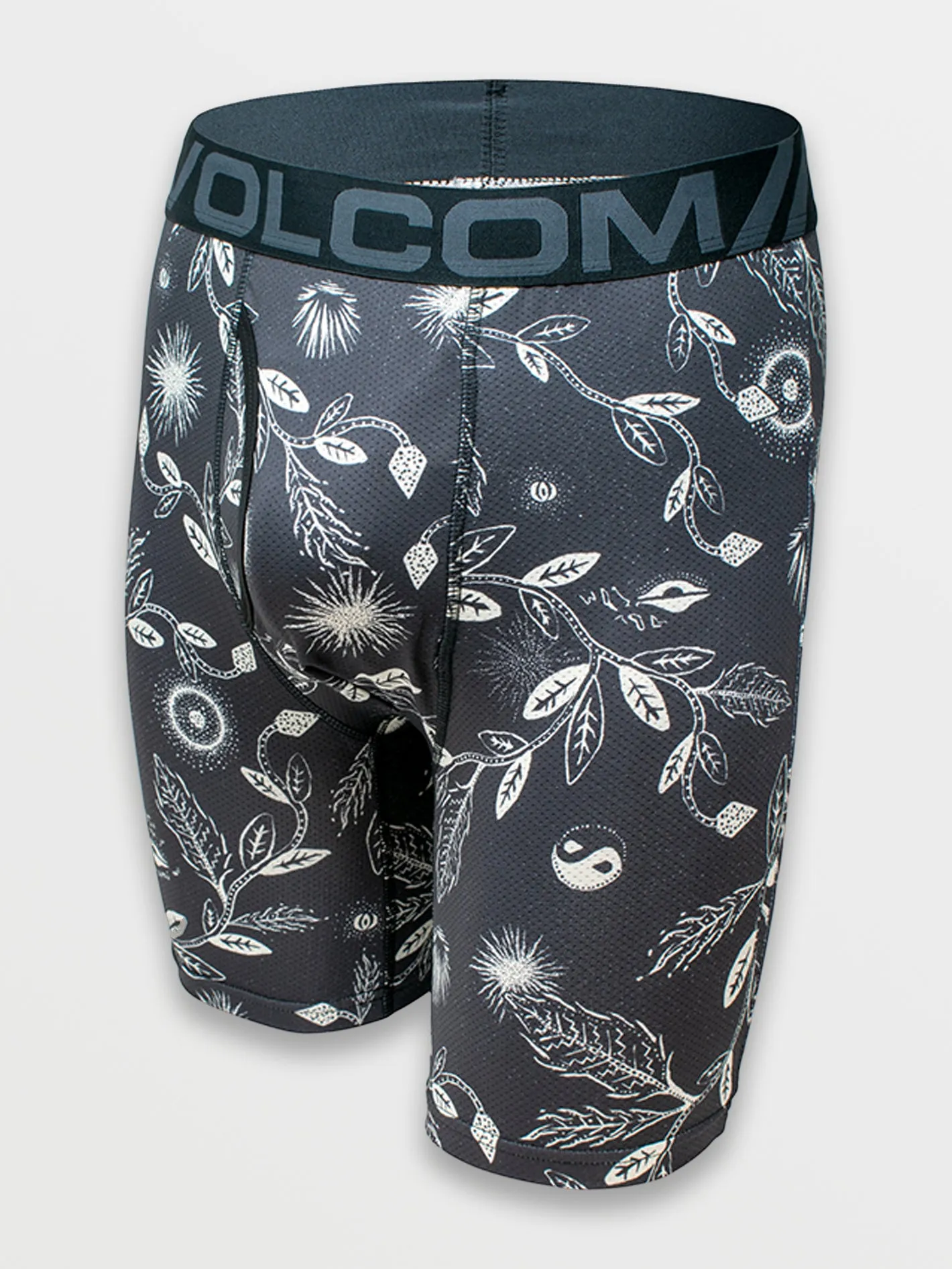 Volcom 2pk Mesh Boxer Brief - Military Solid   Floral Print