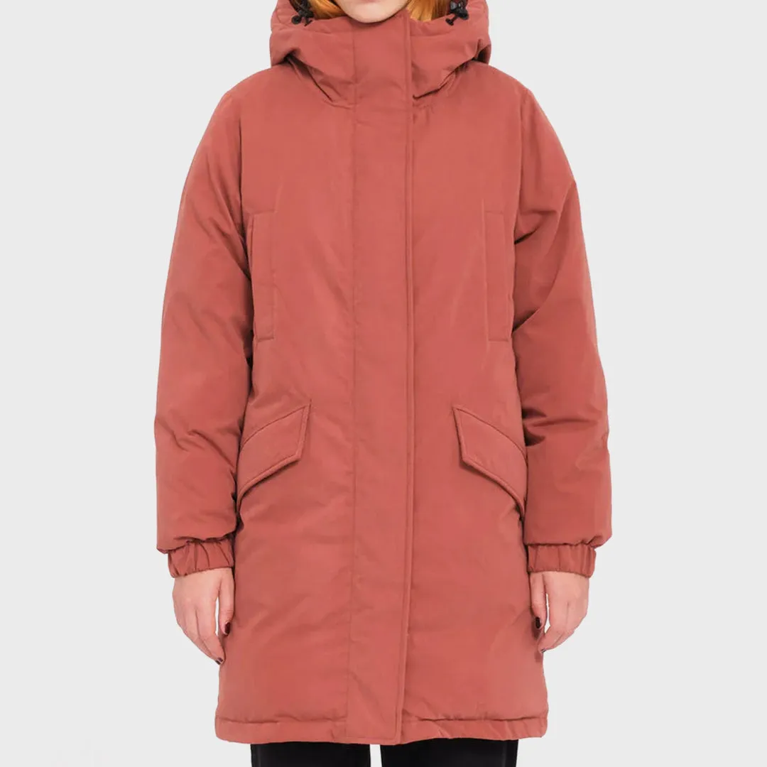 Volcom Womens Sleepi Puff Up Parka - Chestnut Brown