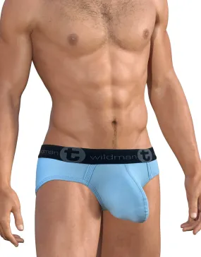 WildmanT Big Boy Pouch Brief Light Blue