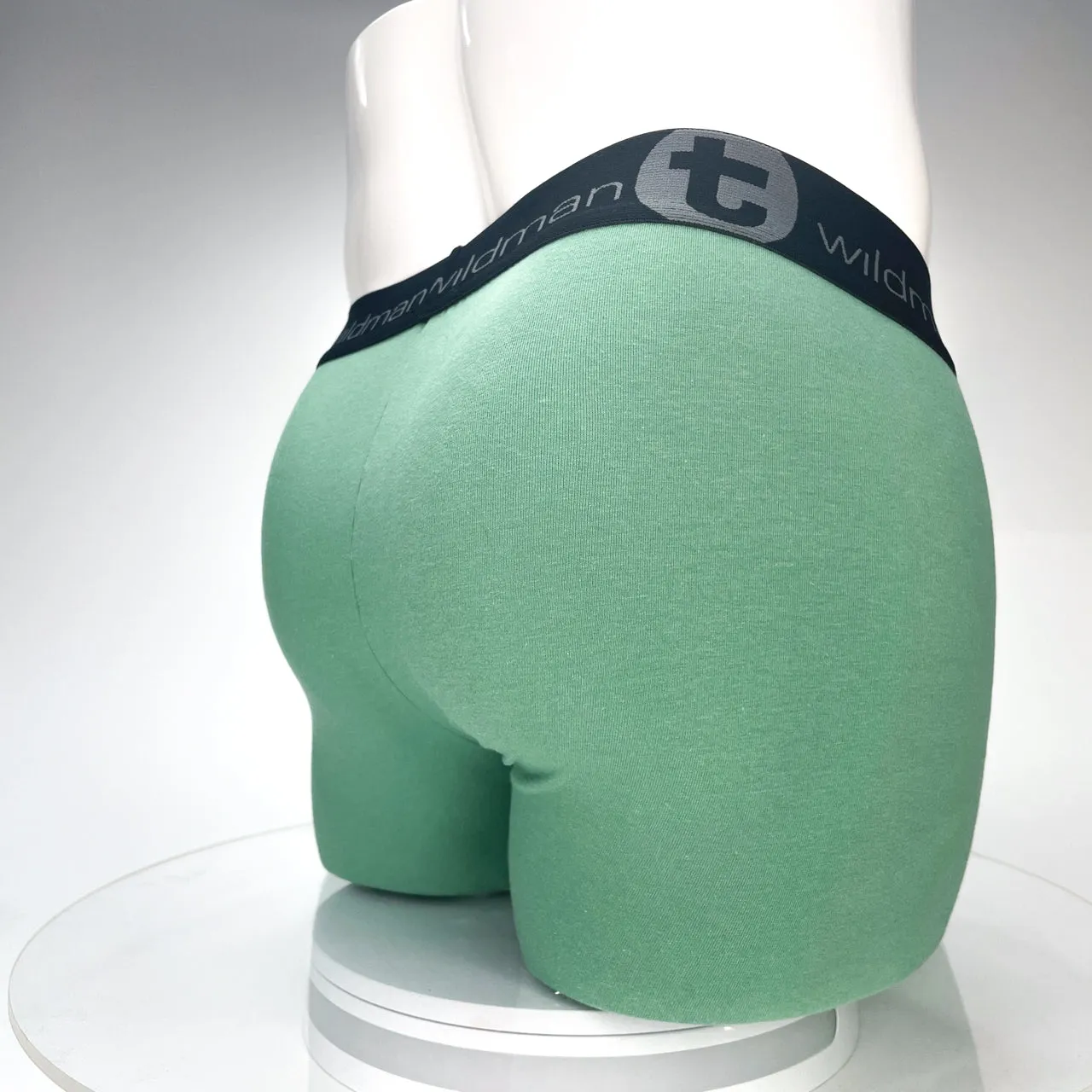 WildmanT Cotton Monster Cock 5" Inseam Boxer Green