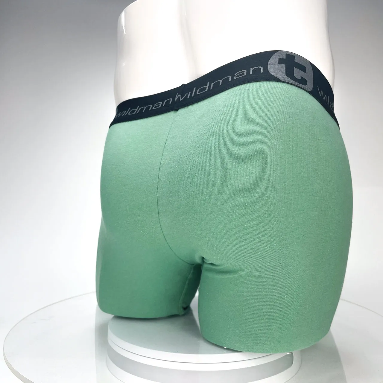 WildmanT Cotton Monster Cock 5" Inseam Boxer Green