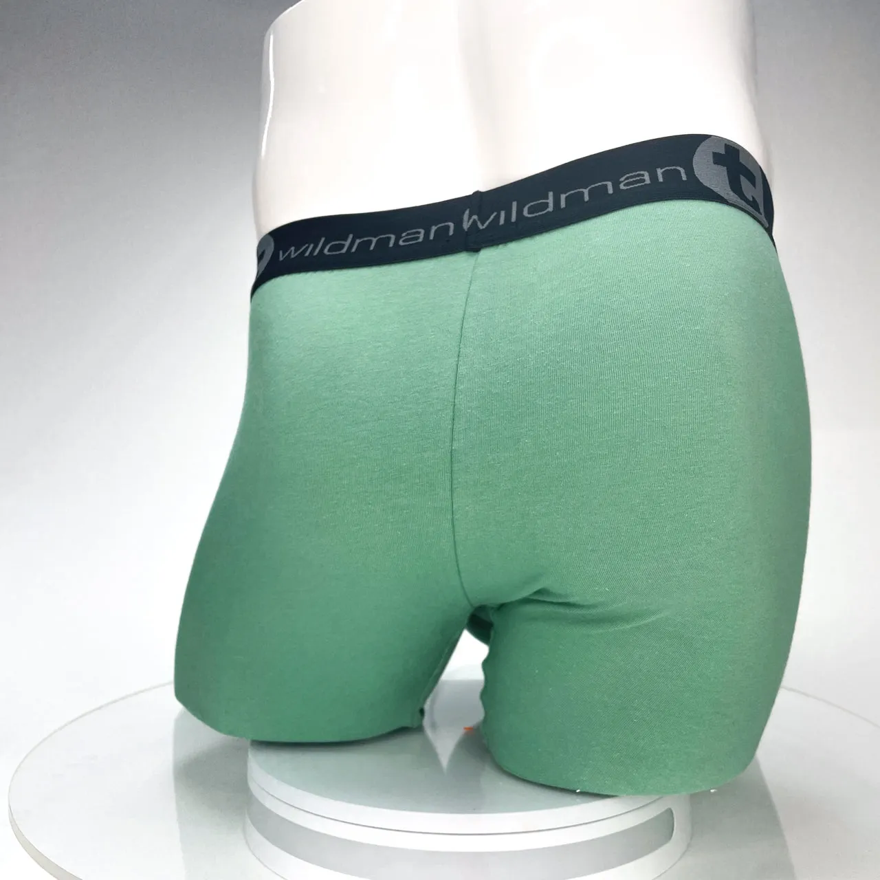 WildmanT Cotton Monster Cock 5" Inseam Boxer Green