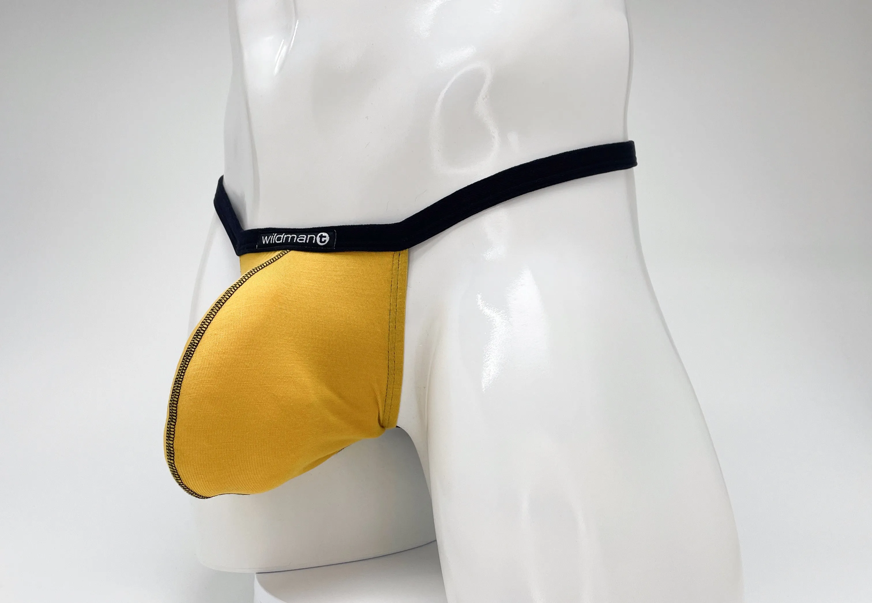 WildmanT Modal Micro Thong Big Boy Pouch Gold