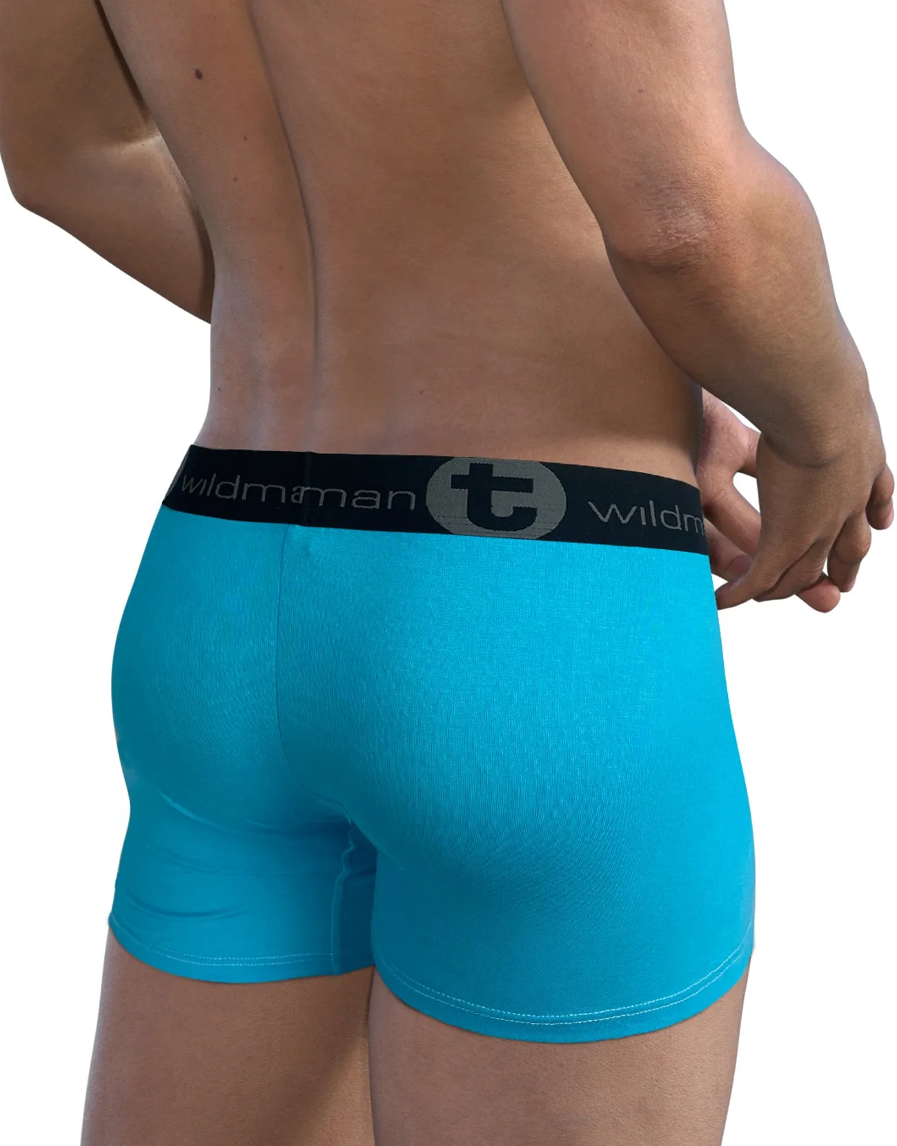 WildmanT Modal Monster Cock 5" Inseam Boxer Brief Baby Blue