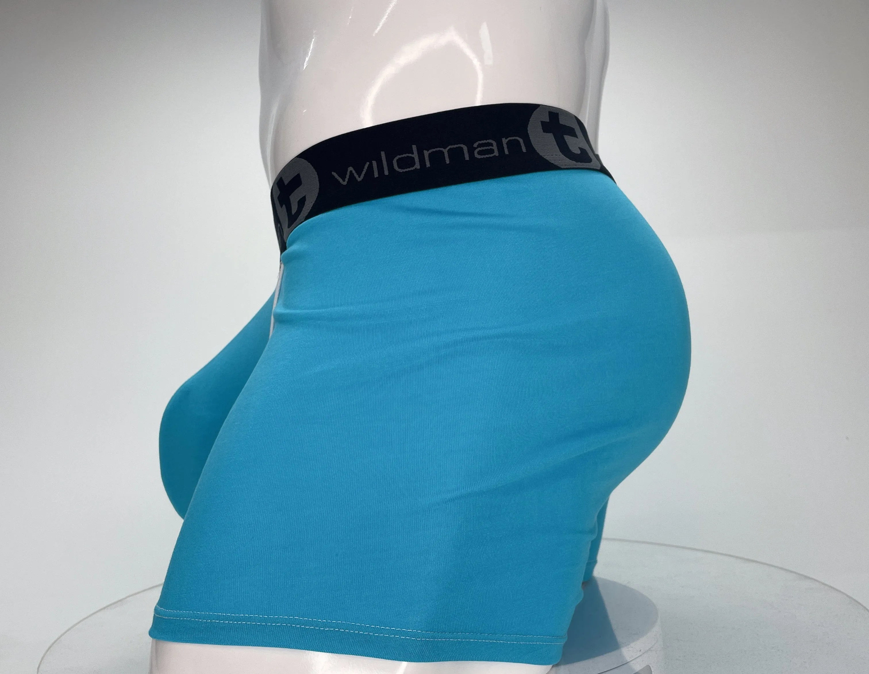 WildmanT Modal Monster Cock 5" Inseam Boxer Brief Baby Blue