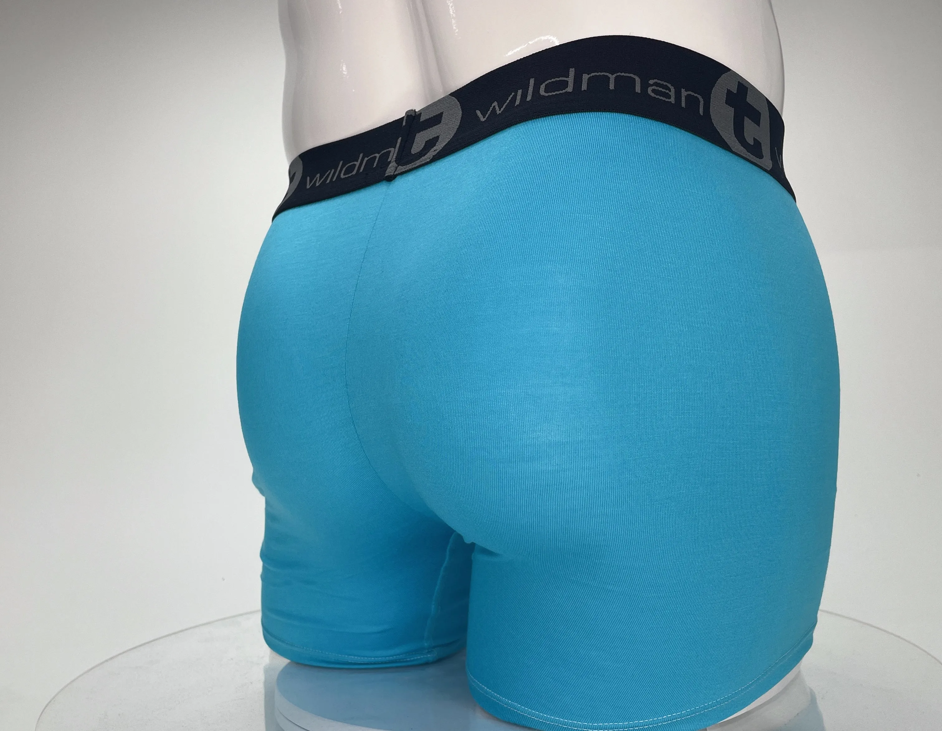 WildmanT Modal Monster Cock 5" Inseam Boxer Brief Baby Blue