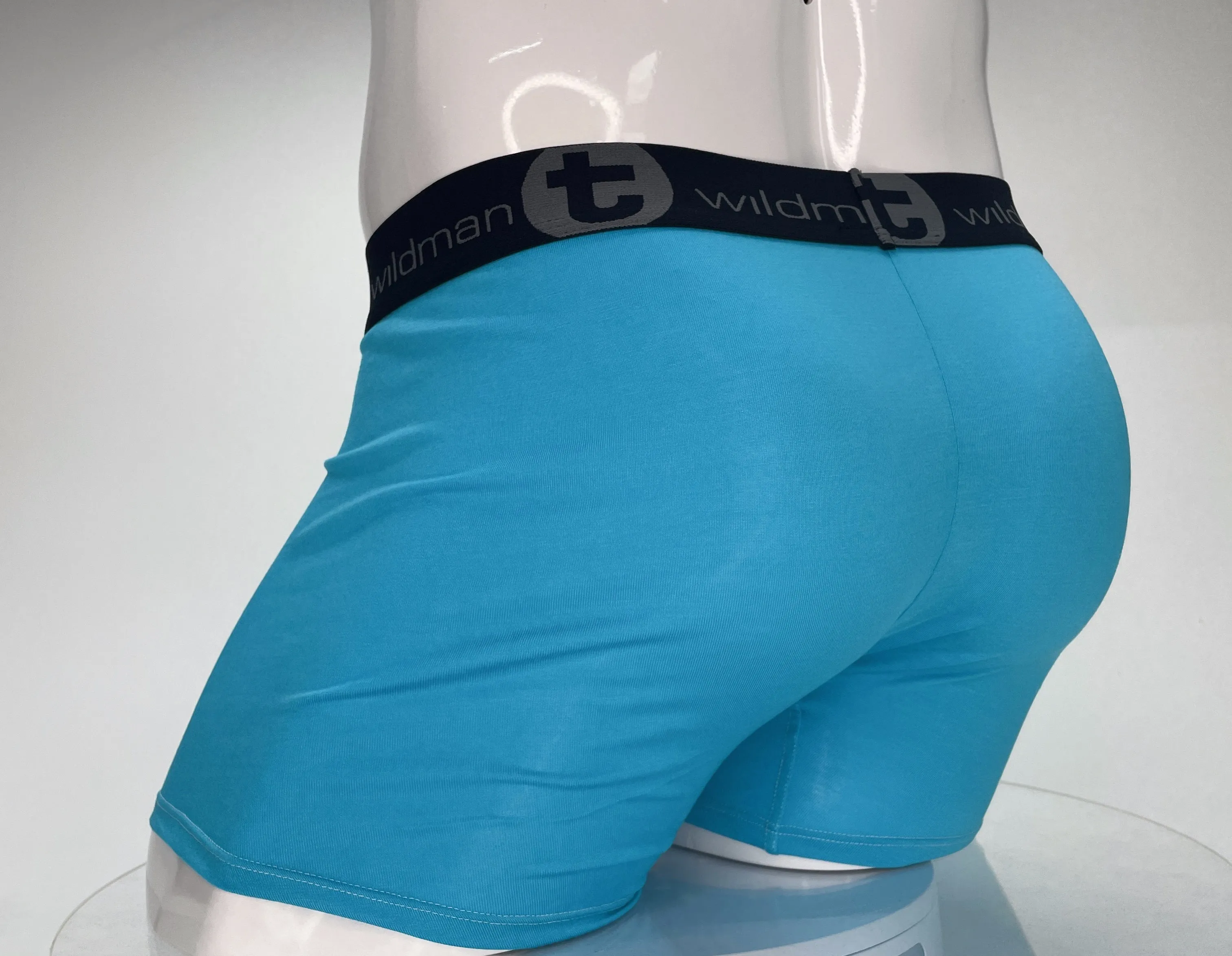 WildmanT Modal Monster Cock 5" Inseam Boxer Brief Baby Blue