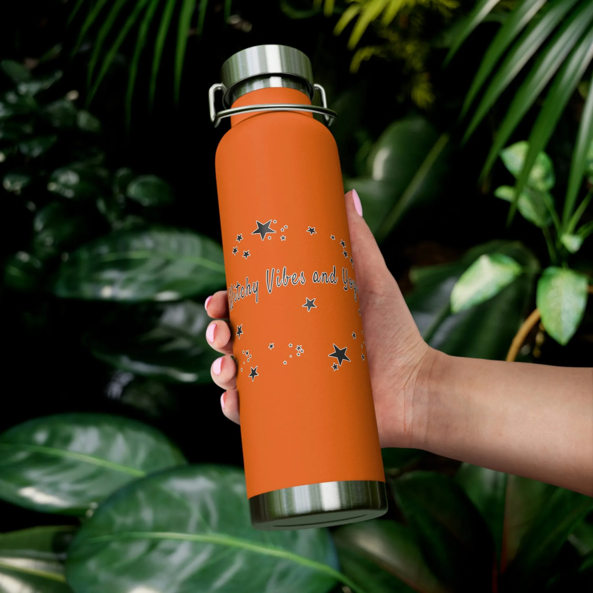 Witchy Vibes and Yoga Tribes Copper Vacuum Insulated Bottle, 22oz