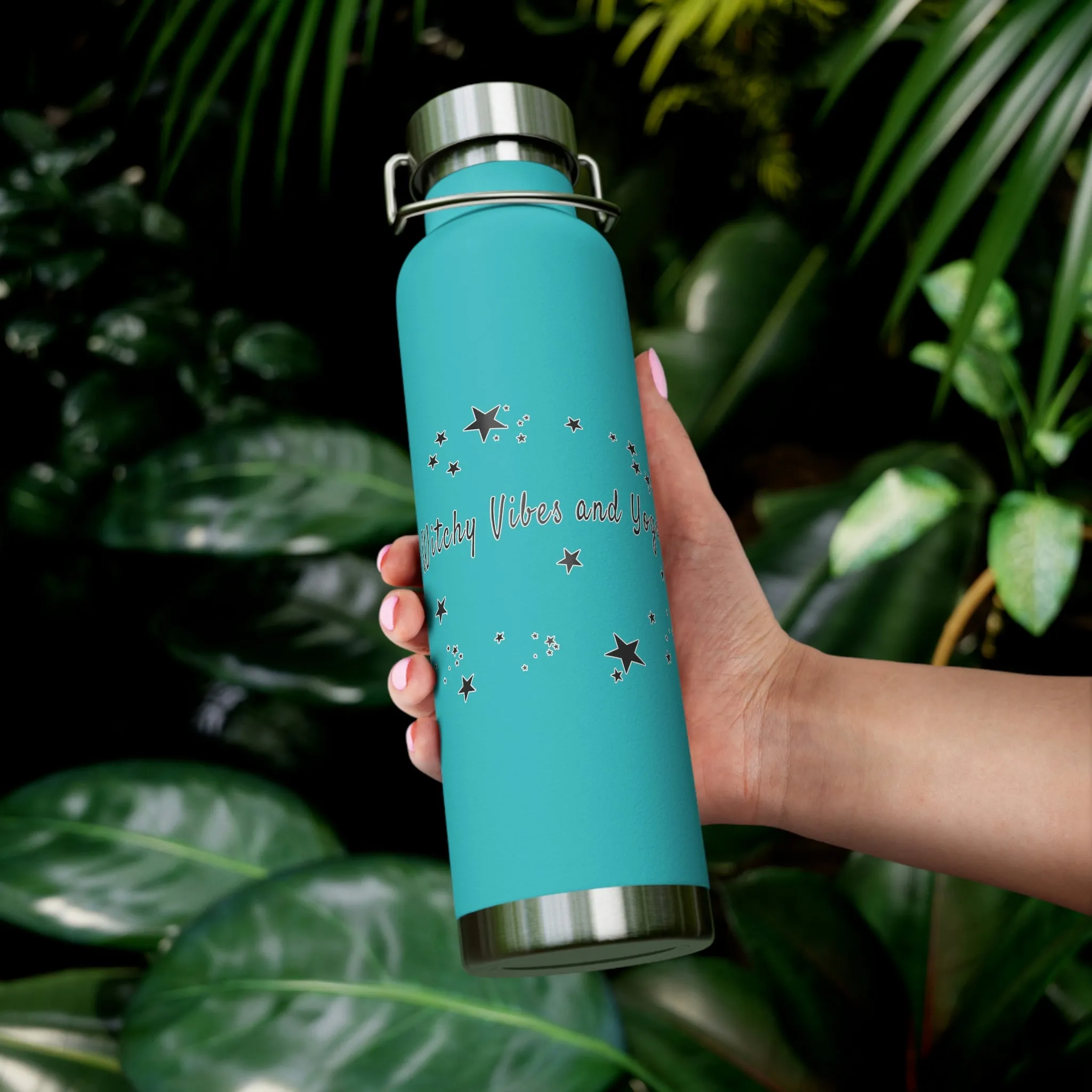 Witchy Vibes and Yoga Tribes Copper Vacuum Insulated Bottle, 22oz