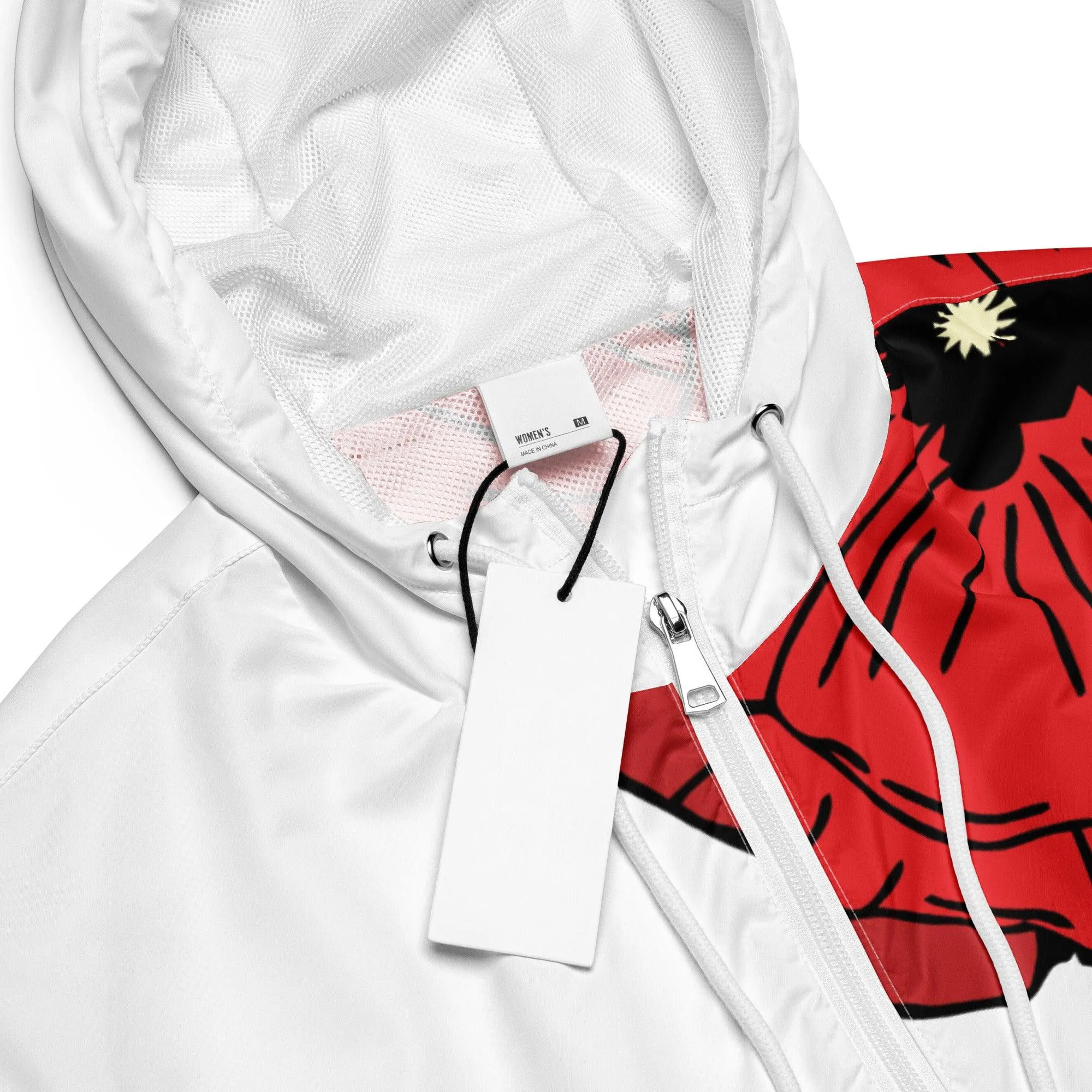 Wizard of Oz - Poppies - Women’s Cropped Windbreaker