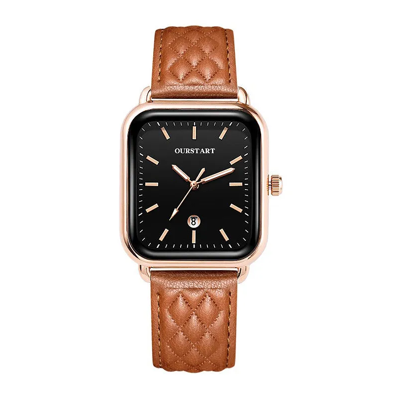 Women Fashion High Quality Wristwatch Quartz Leather Watch 2024 Female Dress Watch Gift Relogio Femininity