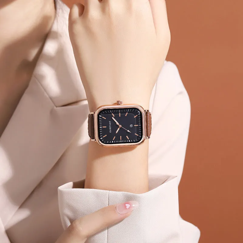 Women Fashion High Quality Wristwatch Quartz Leather Watch 2024 Female Dress Watch Gift Relogio Femininity