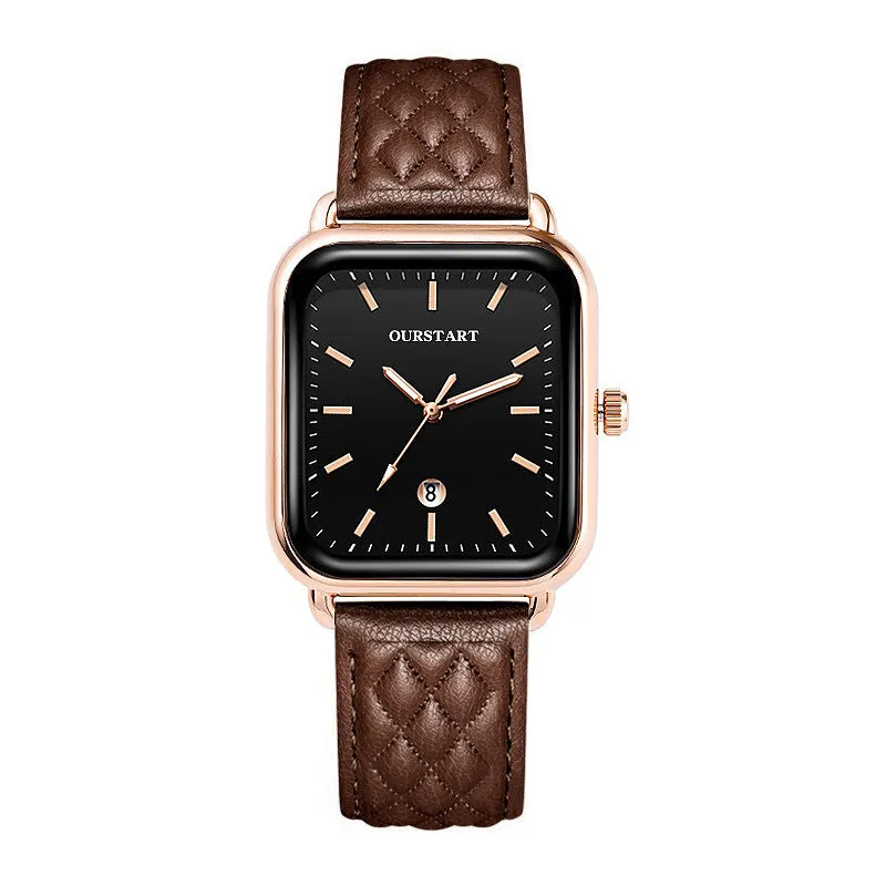 Women Fashion High Quality Wristwatch Quartz Leather Watch 2024 Female Dress Watch Gift Relogio Femininity